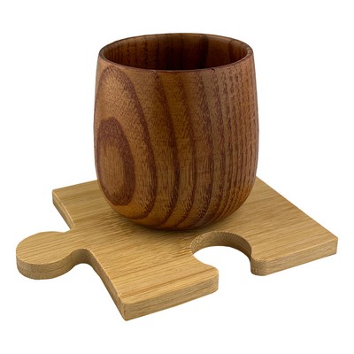 Large Wooden Coffee Cup