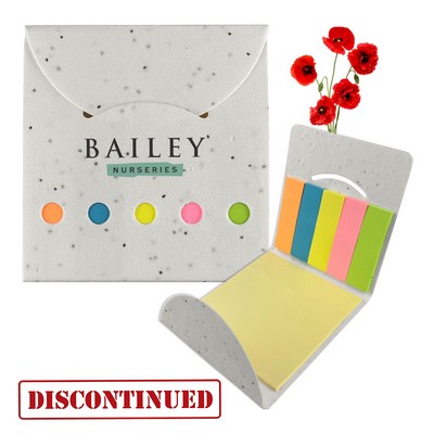 Corn Poppy Seed Sticky Note Pad