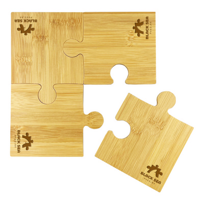 Puzzle Bamboo Coaster Set (OFFSHORE CE)