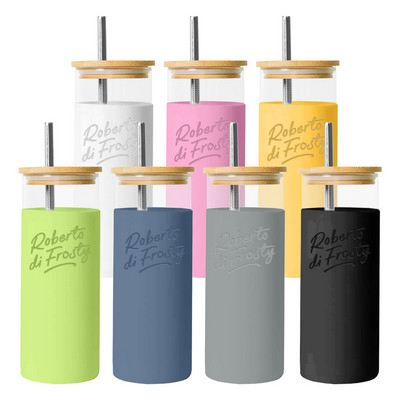 Vanisa Glass Drink Bottle with Sleeve (OFFSHORE CE)