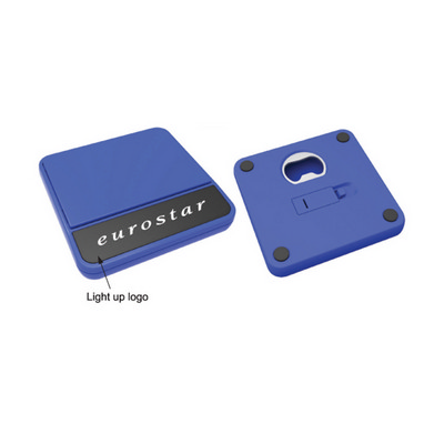 Coaster With Bottle Opener And Light (OFFSHORE CE)