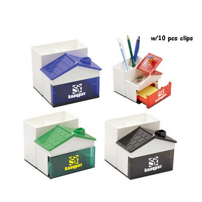 Pen Holder with Memo Holder with Clips (OFFSHORE CE)