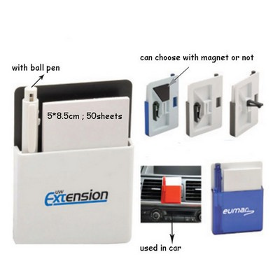 Car Memo Holder with Pen (OFFSHORE CE)