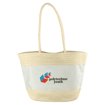 Patterned Paper Tote Bag (OFFSHORE CE)