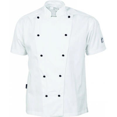 Cool-Breeze Cotton Chef Jacket - SS (1103_DNC)