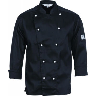 Cool-Breeze Cotton Chef Jacket - LS (1104_DNC)