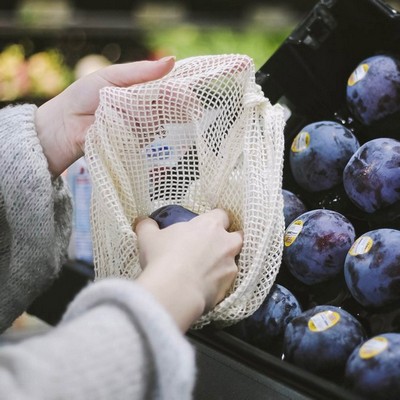 Cuban Cotton Mesh Produce Bag (CB013_DC)