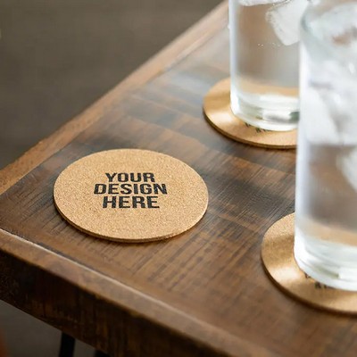 Vineyards Cork Coaster-Round (CST004_DC)