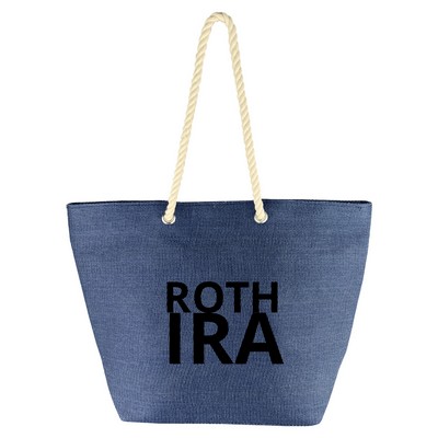 Kraft Paper Bag with Rope Handles (PPB015_DC)