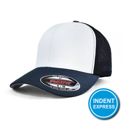 FLEXFIT TRUCKER MESH - WHITE FRONT PANELS (6511W_GRACE)