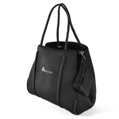 5mm perforated neoprene tote bag