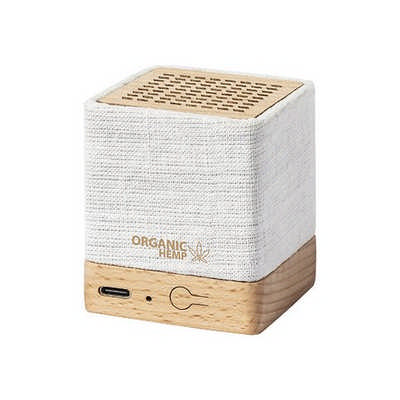 Organic Hemp and Wood Wireless Speaker