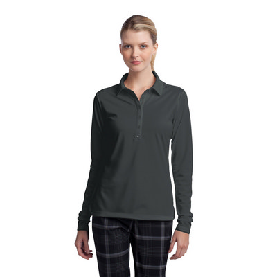 Nike Ladies Long Sleeve Dri-FIT Stretch Tech Polo. 545322 (545322_ENT)