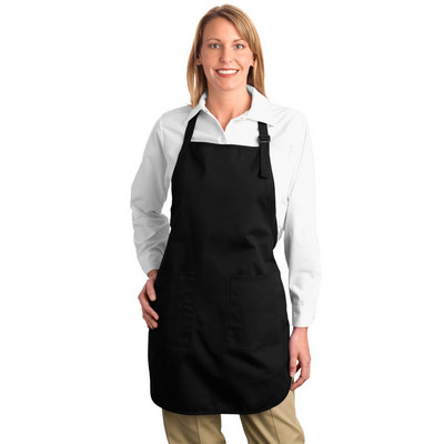 Port Authority Full-Length Apron with Pockets. A500 (A500_ENT)