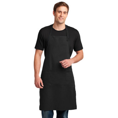 Port Authority Easy Care Extra Long Bib Apron with Stain Release. A700 (A700_ENT)