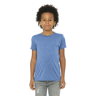 BELLA+CANVAS Youth Triblend Short Sleeve Tee. BC3413Y (BC3413Y_ENT)