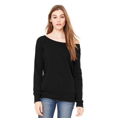 BELLA+CANVAS Womens Sponge Fleece Wide-Neck Sweatshirt. BC7501 (BC7501_ENT)