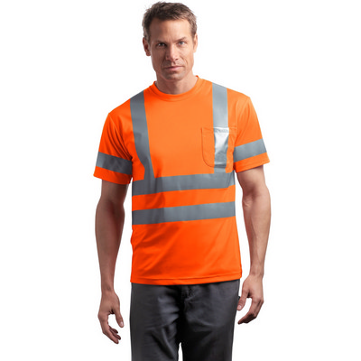 CornerStone - ANSI 107 Class 3 Short Sleeve Snag-Resistant Reflective T-Shirt. CS408 (CS408_ENT)