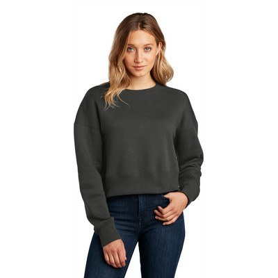 District Womens Perfect Weight Fleece Cropped Crew DT1105 (DT1105_ENT)
