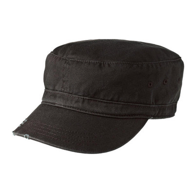 District - Distressed Military Hat. DT605 (DT605_ENT)