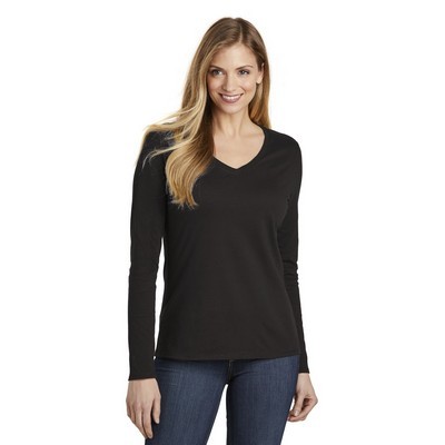 District Womens Very Important Tee Long Sleeve V-Neck.: XS - XL