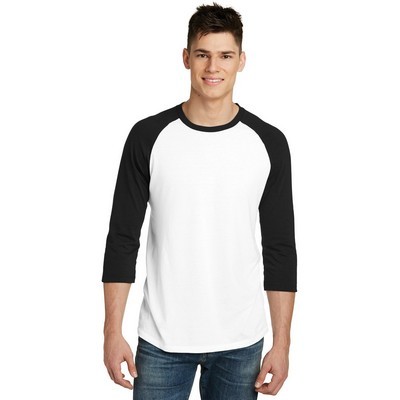 District Young Mens Very Important Tee 34-Sleeve Raglan - 2XL
