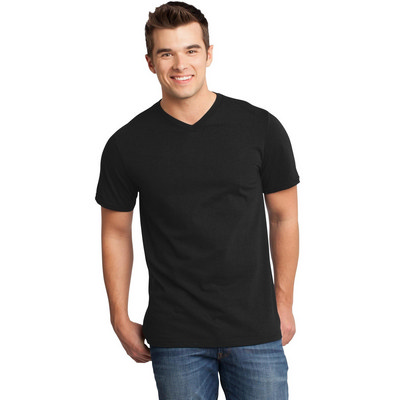 District - Young Mens Very Important Tee V-Neck. DT6500 (DT6500_ENT)