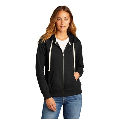 District Womens Re-Fleece Full-Zip Hoodie: XS - XL