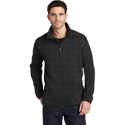 Port Authority Sweater Fleece Jacket. F232 (F232_ENT)