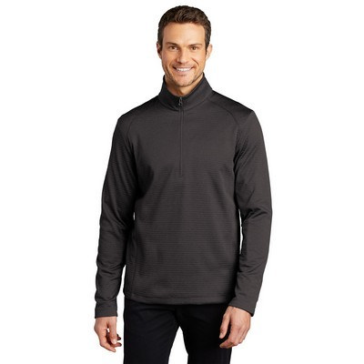 Port Authority Diamond Heather Fleece 14-Zip Pullover F248 (F248_ENT)