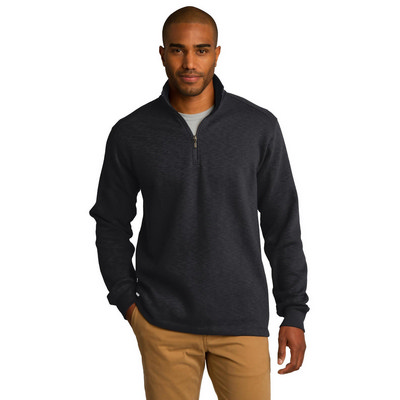 Port Authority Slub Fleece 14-Zip Pullover. F295 (F295_ENT)