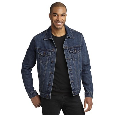 Port Authority Denim Jacket.: S - XS - DENIM BLUE