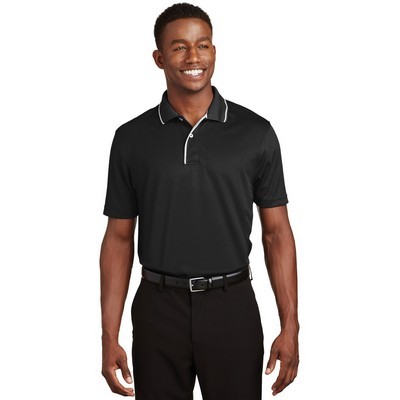 Sport-Tek Dri-Mesh Polo with Tipped Collar and Piping.: XS - XL