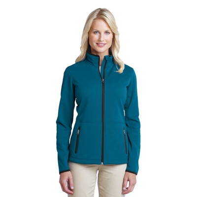 Port Authority Ladies Pique Fleece Jacket. L222 (L222_ENT)