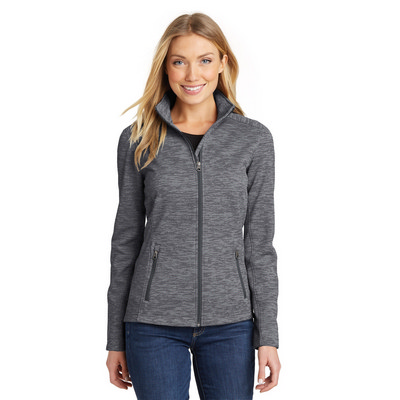 Port Authority Ladies Digi Stripe Fleece Jacket. L231 (L231_ENT)