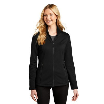 Port Authority Ladies Grid Fleece Jacket. L239 (L239_ENT)