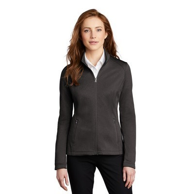 Port Authority Ladies Diamond Heather Fleece Full-Zip Jacket L249 (L249_ENT)