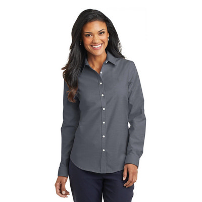 Port Authority Ladies SuperPro Oxford Shirt. L658 (L658_ENT)