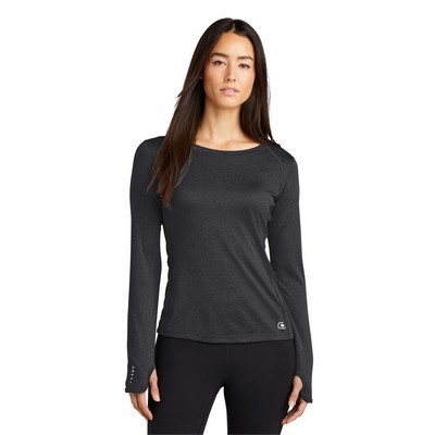 OGIO ENDURANCE Ladies Long Sleeve Pulse Crew.: XS - XL