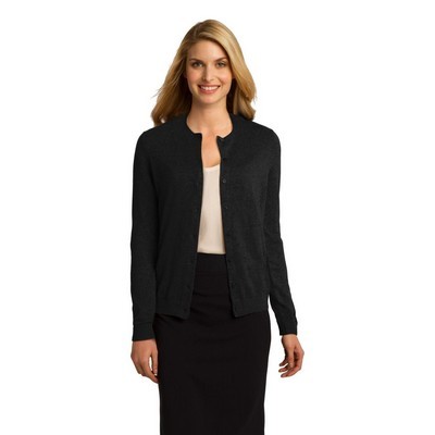 Port Authority Ladies Cardigan Sweater.: XS - XL