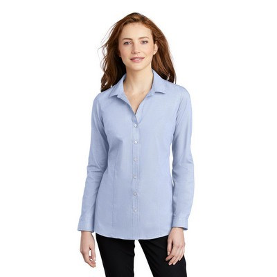 Port Authority Ladies Pincheck Easy Care Shirt LW645 (LW645_ENT)
