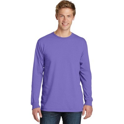 Port & Company Pigment-Dyed Long Sleeve Tee.: S - XL