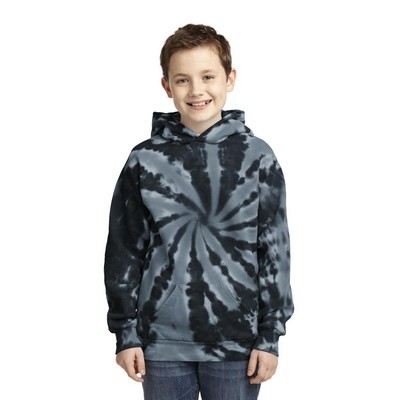 Port & Company Youth Tie-Dye Pullover Hooded Sweatshirt.: XS - XL