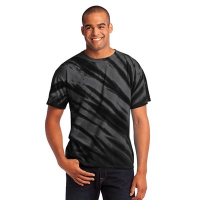 Port & Company - Tiger Stripe Tie-Dye Tee.: S - XL