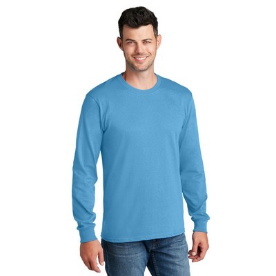 Port & Company - Long Sleeve Core Cotton Tee.: S - XL