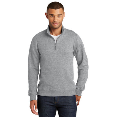 Port & Company Fan Favorite Fleece 14-Zip Pullover Sweatshirt. PC850Q (PC850Q_ENT)