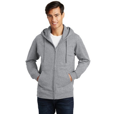 Port & Company Fan Favorite Fleece Full-Zip Hooded Sweatshirt.: XS - XL