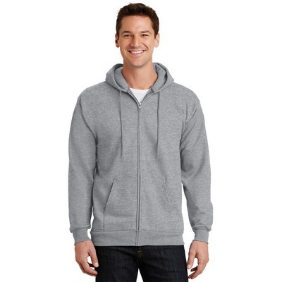 Port & Company - Essential Fleece Full-Zip Hooded Sweatshirt.: S - XL