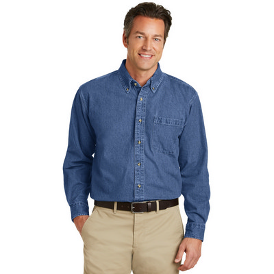 Port Authority Heavyweight Denim Shirt. S100 (S100_ENT)