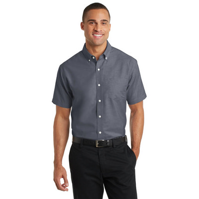 Port Authority Short Sleeve SuperPro Oxford Shirt. S659 (S659_ENT)